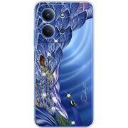 Чохол зі стразами Xiaomi Redmi 15C Peafowl