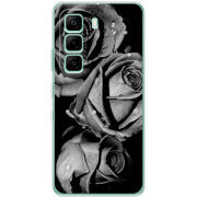 Чохол BoxFace Infinix Hot 60i Black and White Roses