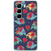 Чохол BoxFace Infinix Hot 60i Flying Elephants
