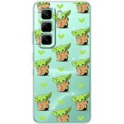 Прозорий чохол BoxFace Infinix Hot 60i Pattern Baby Yoda