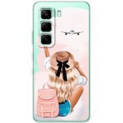 Прозорий чохол BoxFace Infinix Hot 60i Travel Girl