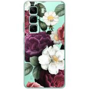 Прозорий чохол BoxFace Infinix Hot 60i Floral Dark Dreams
