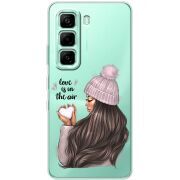 Прозорий чохол BoxFace Infinix Hot 60i love is in the air