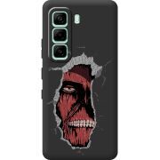 Чорний чохол BoxFace Infinix Hot 60i Нападение на Титана