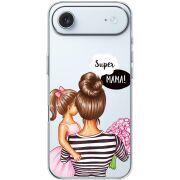 Прозорий чохол BoxFace Apple iPhone 17 Air Super Mama and Daughter
