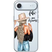 Прозорий чохол BoxFace Apple iPhone 17 Air Follow Your Dreams