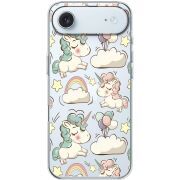 Прозорий чохол BoxFace Apple iPhone 17 Air Unicorns