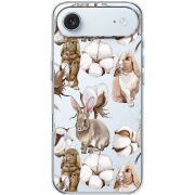Прозорий чохол BoxFace Apple iPhone 17 Air Cotton and Rabbits