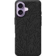 Чорний чохол BoxFace Apple iPhone 17 Leaves