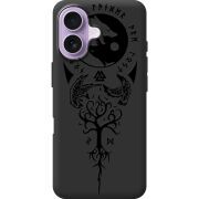 Чорний чохол BoxFace Apple iPhone 17 Hugin and Munin