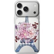 Чохол зі стразами Apple iPhone 17 Pro Eiffel Tower