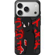 Чорний чохол BoxFace Apple iPhone 17 Pro Учиха Итачи