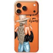 Прозорий чохол BoxFace Apple iPhone 17 Pro Max Follow Your Dreams