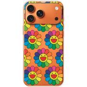 Прозорий чохол BoxFace Apple iPhone 17 Pro Max Hippie Flowers