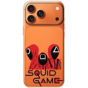 Прозорий чохол BoxFace Apple iPhone 17 Pro Max siquid game люди в красном