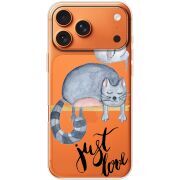 Прозорий чохол BoxFace Apple iPhone 17 Pro Max Just Love
