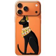 Чохол зі стразами Apple iPhone 17 Pro Max Egipet Cat
