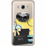 Прозрачный чехол Uprint Samsung J710 Galaxy J7 2016 Fashion Pug