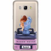 Прозрачный чехол Uprint Samsung J710 Galaxy J7 2016 Boss Babe