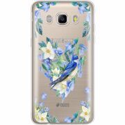 Прозрачный чехол Uprint Samsung J710 Galaxy J7 2016 Spring Bird