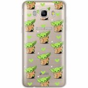 Прозрачный чехол Uprint Samsung J710 Galaxy J7 2016 Pattern Baby Yoda