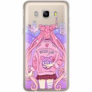 Прозрачный чехол Uprint Samsung J710 Galaxy J7 2016 Wiked Lady