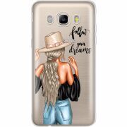 Прозрачный чехол Uprint Samsung J710 Galaxy J7 2016 Follow Your Dreams