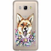 Прозрачный чехол Uprint Samsung J710 Galaxy J7 2016 Winking Fox