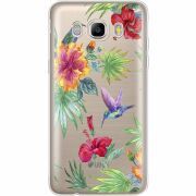 Прозрачный чехол Uprint Samsung J710 Galaxy J7 2016 Tropical