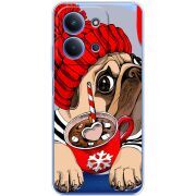Прозорий чохол BoxFace Poco C85 Winter Puggy