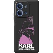 Чорний чохол BoxFace Poco C85 Pink Karl