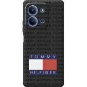 Чорний чохол BoxFace Poco C85 Tommy Print