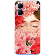 Чохол BoxFace Infinix Smart 10 Girl in Flowers