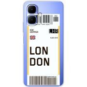 Прозорий чохол BoxFace Infinix Smart 10 Ticket London