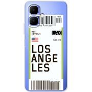 Прозорий чохол BoxFace Infinix Smart 10 Ticket Los Angeles