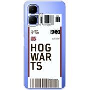 Прозорий чохол BoxFace Infinix Smart 10 Ticket Hogwarts