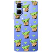 Прозорий чохол BoxFace Infinix Smart 10 Pattern Baby Yoda