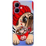 Прозорий чохол BoxFace Infinix Smart 10 Winter Puggy