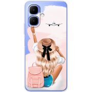 Прозорий чохол BoxFace Infinix Smart 10 Travel Girl