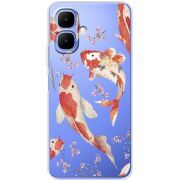 Прозорий чохол BoxFace Infinix Smart 10 Japanese Koi Fish