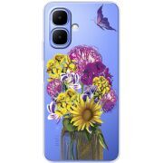Прозорий чохол BoxFace Infinix Smart 10 My Bouquet