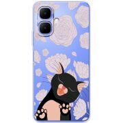 Прозорий чохол BoxFace Infinix Smart 10 Meow