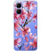 Прозорий чохол BoxFace Infinix Smart 10 Pink Magnolia