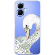 Прозорий чохол BoxFace Infinix Smart 10 Swan