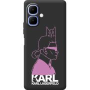 Чорний чохол BoxFace Infinix Smart 10 Pink Karl