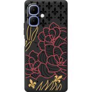 Чорний чохол BoxFace Infinix Smart 10 FranceFlowers