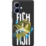 Чорний чохол BoxFace Infinix Smart 10 Fish