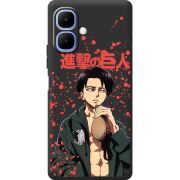 Чорний чохол BoxFace Infinix Smart 10 Атака Титанов Леви