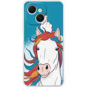 Чохол BoxFace Tecno Spark 40C Fuck Unicorn