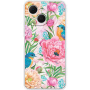Чохол BoxFace Tecno Spark 40C Birds in Flowers